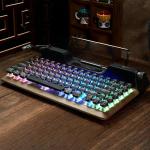 Retro Typewriter Mechanical Gaming Keyboard with RGB