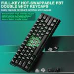 Aula WIN60 HE - 60% Mechanical Gaming Keyboard Wired, Magnetic Switch Hot Swappable, Adjustable Actuation Rapid Trigger Mode, 8000 Hz Polling Rate, RGB Small Keyboard 60 Percent Compact Design for PC