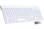 SABLUTE Wireless Compact Keyboard with Colorful Backlights
