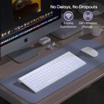 SABLUTE Wireless Compact Keyboard with Colorful Backlights