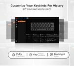 RK ROYAL KLUDGE RK61 Wireless 60% Triple Mode Mechanical Keyboard, 61 Keys Bluetooth Mechanical Keyboard, Compact Gaming Keyboard with Programmable Software (Hot-Swappable Red Switch, Black)