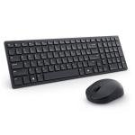 Dell KM555 Silent Keyboard and Mouse - 18 Programmable Shortcut Keys, Copilot Key, Secure Dual-Mode connectivity, Adjustable DPI, Ambidextrous, Low Battery LED Indicator, 3-Year Warranty - Black