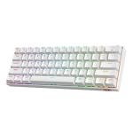 Redragon K530 Pro Draconic 60% Wireless RGB Mechanical Keyboard, BT/2.4Ghz/Wired 3-Mode 61 Keys Compact Gaming Keyboard w/Hot-Swap Socket, Free-Mod Plate Mounted PCB & Linear Red Switch