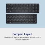 Dell KM555 Silent Keyboard and Mouse - 18 Programmable Shortcut Keys, Copilot Key, Secure Dual-Mode connectivity, Adjustable DPI, Ambidextrous, Low Battery LED Indicator, 3-Year Warranty - Black