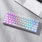 Redragon K530 Pro Draconic 60% Wireless RGB Mechanical Keyboard, BT/2.4Ghz/Wired 3-Mode 61 Keys Compact Gaming Keyboard w/Hot-Swap Socket, Free-Mod Plate Mounted PCB & Linear Red Switch