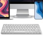 Macally Compact Bluetooth Keyboard for Mac - Premium Multi Device Connectivity - Compatible Apple Wireless Keyboard for MacBook Pro/Air, iMac, Mac mini, iPad, Laptop, and PC