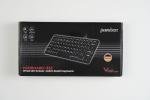 Perixx PERIBOARD-332 Wired Backlit USB Keyboard - Mini 11.22x4.57x0.83 Inches - Slim Scissor Keys with Big Font - White Illuminated LED - US English