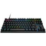 CORSAIR K60 RGB TKL RGB Tenkeyless Optical-Mechanical Wired Gaming Keyboard - OPX Switches - Polycarbonate Keycaps - iCUE Compatible - QWERTY NA Layout - Black