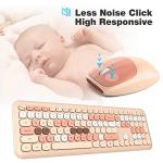 MOFII Wireless Colorful Keyboard and Mouse Combo