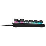 CORSAIR K60 RGB TKL RGB Tenkeyless Optical-Mechanical Wired Gaming Keyboard - OPX Switches - Polycarbonate Keycaps - iCUE Compatible - QWERTY NA Layout - Black