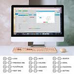 MOFII Wireless Colorful Keyboard and Mouse Combo