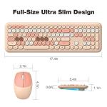 MOFII Wireless Colorful Keyboard and Mouse Combo