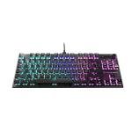 Turtle Beach Vulcan TKL Tenkeyless Linear Mechanical Titan Switch PC Gaming Keyboard with Per-Key AIMO RGB Lighting, Anodized Aluminum Top Plate and Detachable USB-C Cable - Black