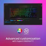 HyperX Alloy Origins Core Mechanical Gaming Keyboard Low Profile Aluminum Body Aqua Switch Tactile RGB Backlit for Xbox Series PS5 PS4 Computer PC Gaming Keyboards Tenkeyless Compact, Black (Renewed)