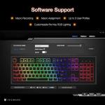 TECWARE Phantom 87 Key Mechanical Keyboard, RGB led, Outemu RED Switch