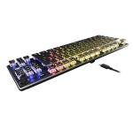 Turtle Beach Vulcan TKL Tenkeyless Linear Mechanical Titan Switch PC Gaming Keyboard with Per-Key AIMO RGB Lighting, Anodized Aluminum Top Plate and Detachable USB-C Cable - Black