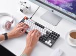 Keychron C1 87 Key TKL Wired Mechanical Keyboard for Mac Windows, 80% Layout Gateron Brown Switch White LED Backlit Double-Shot ABS Keycaps, USB-C Gaming Keyboard for Gamer/Typists/Office
