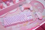Cherry MX 8.2 TKL Wireless Mechanical Gaming Keyboard. (Pink, MX2A Brown Switch)