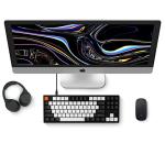Keychron C1 87 Key TKL Wired Mechanical Keyboard for Mac Windows, 80% Layout Gateron Brown Switch White LED Backlit Double-Shot ABS Keycaps, USB-C Gaming Keyboard for Gamer/Typists/Office