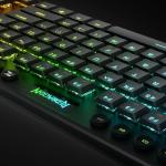Redragon K621 Horus TKL Wireless RGB Mechanical Keyboard, 5.0 BT/2.4 Ghz/Wired Three Modes 80% Ultra-Thin Low Profile BT Keyboard w/Dedicated Media Control & Linear Red Switches, Black