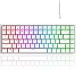 RK ROYAL KLUDGE RK84 Wired RGB 75% Hot Swappable Mechanical Keyboard, 84 Keys Tenkeyless TKL Gaming Keyboard w/Programmable Software, RK Brown Switch