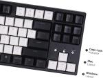 Keychron C1 87 Key TKL Wired Mechanical Keyboard for Mac Windows, 80% Layout Gateron Brown Switch White LED Backlit Double-Shot ABS Keycaps, USB-C Gaming Keyboard for Gamer/Typists/Office