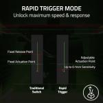 Razer Huntsman V3 Pro TKL Esports Gaming Keyboard: Analog Optical Switches - Razer Snap Tap - Rapid Trigger - Adjustable Actuation - Media Keys & Dial - Doubleshot PBT Keycaps - Wrist Rest - Black