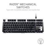 Razer BlackWidow Lite TKL Tenkeyless Mechanical Keyboard : Orange Key Switches - Tactile & Silent - White Individual Key Lighting - Compact Design - Detachable Cable - Stormtrooper Limited Edition