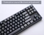 Keychron K8 Wireless Bluetooth/USB Wired Mechanical Keyboard, Hot-swappable Tenkeyless 87 Keys RGB LED Backlit Gateron Brown Switch N-Key Rollover, Aluminum Frame for Mac and Windows