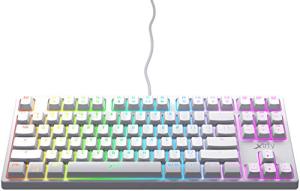 K4 RGB Tenkeyless White Edition, Mechanical Gaming Keyboard with RGB, US