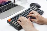 Keychron K8 Wireless Bluetooth/USB Wired Mechanical Keyboard, Hot-swappable Tenkeyless 87 Keys RGB LED Backlit Gateron Brown Switch N-Key Rollover, Aluminum Frame for Mac and Windows
