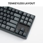Keychron K8 Wireless Mechanical Keyboard, Tenkeyless Layout 87 Keys Bluetooth/Wired RGB Backlit with Gateron Optical Blue Switch Compatible with Mac Windows
