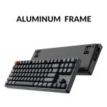 Keychron K8 Wireless Mechanical Keyboard, Tenkeyless Layout 87 Keys Bluetooth/Wired RGB Backlit with Gateron Optical Blue Switch Compatible with Mac Windows
