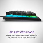 Alienware Tenkeyless Gaming Keyboard - AW420K - Dark Side of The Moon - Wired, Programmable, Cherry MX Red, USB, AlienFX RGB / 16.8 Million Colours