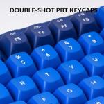 Keychron Q3 Wired Custom Mechanical Keyboard Knob Version, TKL Tenkeyless QMK/VIA Programmable Macro with Hot-swappable Gateron G Pro Brown Switch Compatible with Mac Windows Linux (Blue)