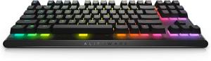 Dell Alienware Tenkeyless Gaming Keyboard - AW420K (Dark Side of The Moon), AlienFX RGB / 16.8 Million Colours, Adjustable Height, CHERRY MX Red