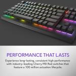 Alienware Tenkeyless Gaming Keyboard - AW420K - Dark Side of The Moon - Wired, Programmable, Cherry MX Red, USB, AlienFX RGB / 16.8 Million Colours