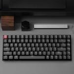Keychron K2 75% Layout QMK Wireless and Wired Options Mechanical Keyboard Super Red Switch, Paired with Shine-Through Double-Shot PBT Keycaps for Mac Windows-Version 3