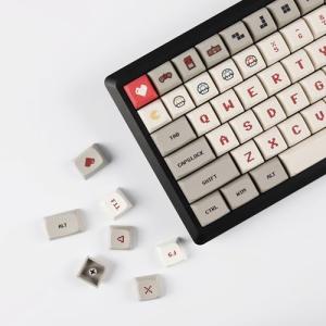 YMDK Gameboy PBT Keycap Set for MX Keyboards