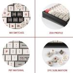 YMDK Gameboy PBT Keycap Set for MX Keyboards