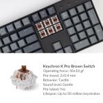 Keychron K10: Bluetooth Wireless Mechanical Keyboard - Gateron G Pro Brown