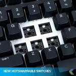 KINESIS Freestyle Edge RGB Plus Split Mechanical Keyboard | Hotswap Linear Switches | RGB | Ergonomic | Detachable Palm Support | Fully Programmable | Mac Keycaps Included | Lift Kit Included