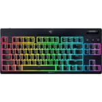 Razer BlackWidow V4 Low Profile TKL HyperSpeed Wireless Gaming Keyboard: Orange Mechanical Switches - 2.4GHz Wireless & Bluetooth - Multi-Function Roller - 3 Control Buttons - Long Battery Life
