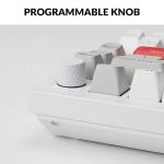 Keychron Q1 Pro Wireless Custom Mechanical Keyboard, QMK/VIA Programmable Full Aluminum 75% Layout Bluetooth/Wired with Hot-swappable Keychron K Pro Banana Switch Compatible with Mac Windows Linux