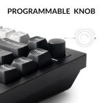 Keychron Q1 HE Wireless Custom Mechanical Keyboard with Hall Effect Gateron Double-Rail Magnetic Switch Rapid Trigger, QMK 2.4 GHz Bluetooth 5.2 RGB Compatible with Mac Windows Linux (Hot-swappable)