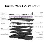 Keychron Q1 HE Wireless Custom Mechanical Keyboard with Hall Effect Gateron Double-Rail Magnetic Switch Rapid Trigger, QMK 2.4 GHz Bluetooth 5.2 RGB Compatible with Mac Windows Linux (Hot-swappable)