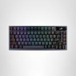 ASUS ROG Azoth Wireless Mechanical Gaming Keyboard – 75% TKL, Tri-Mode Connectivity, Hot Swappable Pre-lubed ROG NX Snow Linear Switches, PBT Keycaps, RGB, OLED Display, PC/Mac Support - Black
