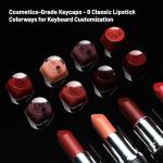 LOFREE DOT Lipstick Elegant 84 Keys Mechanical Keyboard, White Backlit Hot-Swappable Rechargeable Wireless Keyboard with Gasket Design, 3 Modes Connection for Windows, macOS/GATERON Linear Switches