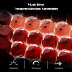 LOFREE DOT Lipstick Elegant 84 Keys Mechanical Keyboard, White Backlit Hot-Swappable Rechargeable Wireless Keyboard with Gasket Design, 3 Modes Connection for Windows, macOS/GATERON Linear Switches