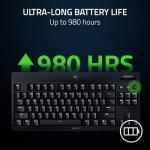 Razer BlackWidow V4 Low Profile TKL HyperSpeed Wireless Gaming Keyboard: Orange Mechanical Switches - 2.4GHz Wireless & Bluetooth - Multi-Function Roller - 3 Control Buttons - Long Battery Life